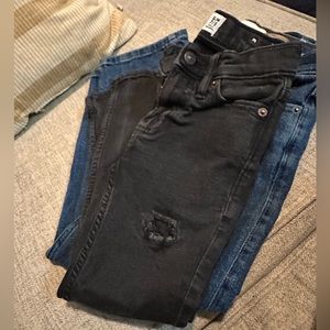Black Abercrombie kids jeans